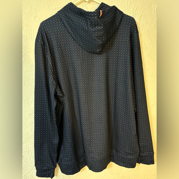 NWT Rhoback Men’s Hesi Performance Hoodie - The Capitol - Stateside Dot & Navy L - Picture 8 of 11